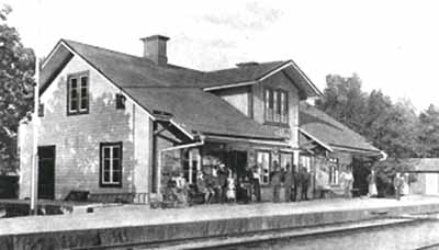 The first station at Morshyttan 1890