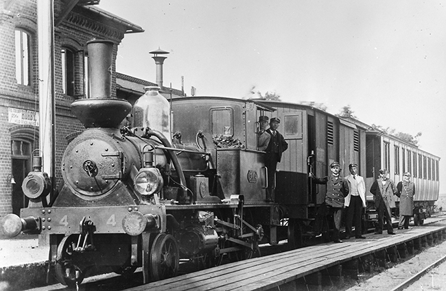 HHyJ lok 2, här som GJ lok 4 i Hörby 1895