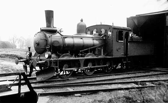 Engine No 1 at the engineshed in Hagastrm year 1935