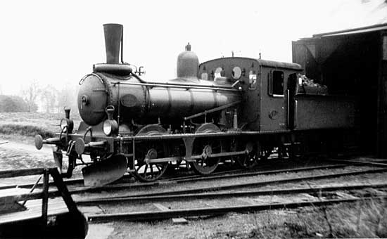 Engine No 1 at the engineshed in Hagaström year 1935