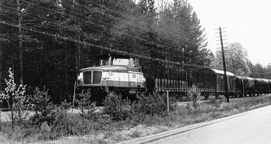 SJ engine Z65 562 at Råsboda 1967
