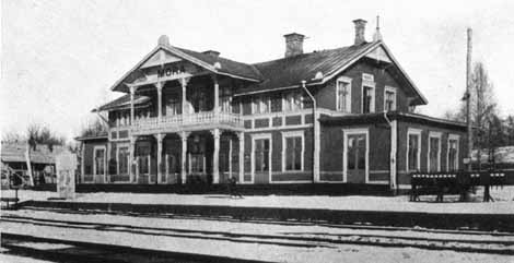 Mora railwaty station 1918