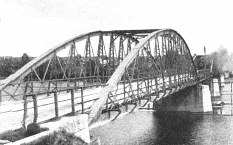 Mora. The old bridge over the river Öster-Dalälven