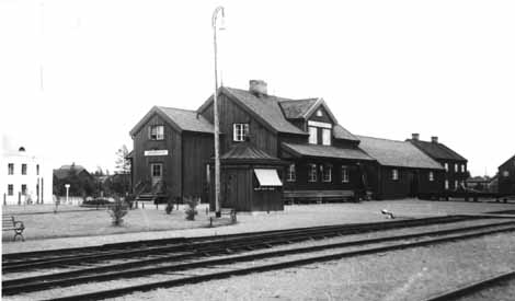 Arvidsjaur railway station 1930.