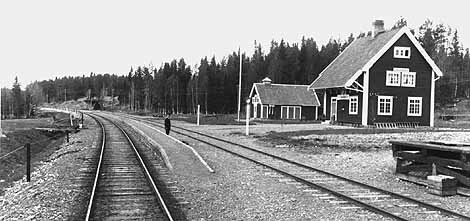 Litnäset railway station year 1920