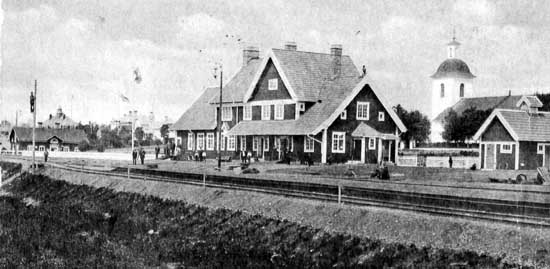Strömsunds station year 1913