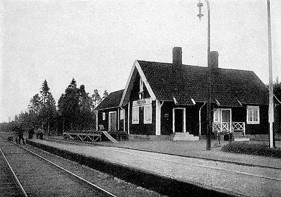 Stationsstuga vid Rörström.