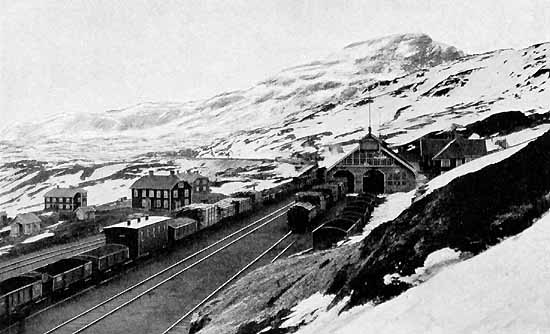 Riksgränsen station year 1905