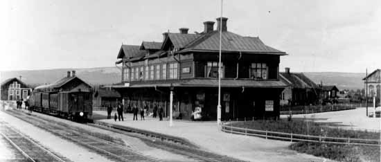 Gällivare station year 1891