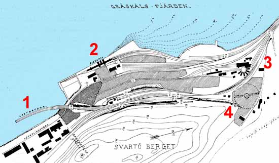 Survey map Svartön 1906
