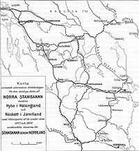 Alternativa dragningar av stambanan genom Norrland