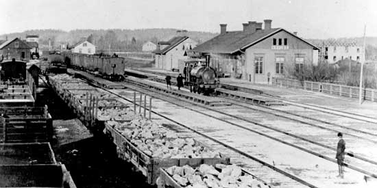 Krylbo station year 1881