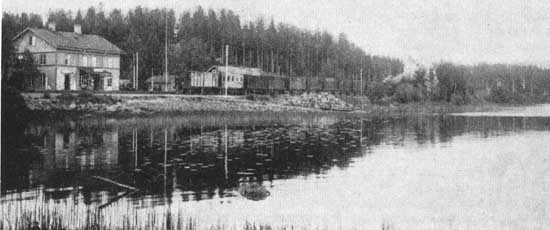 Östavalls station year 1900