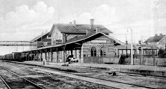Charlottenbergs station 1915
