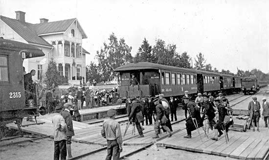nvalidtransporttåg i Haparanda