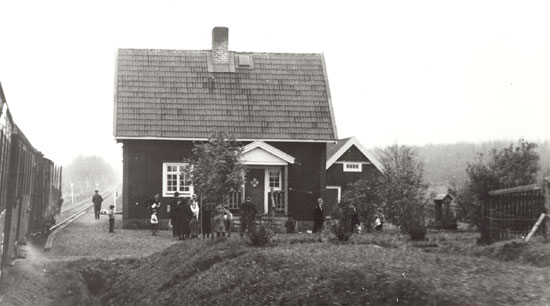 Bäckesta hållplats 1934