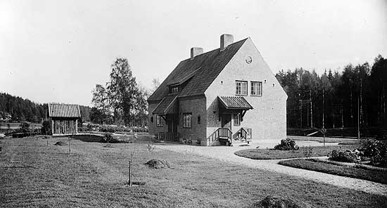 Bostadshus för järnvägspersonalen i Ålberga 1916