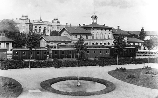 Skövde station year 1890