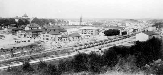 Söderhamn omkring 1886