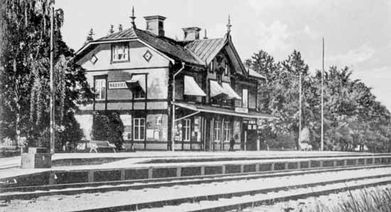 the state rail-way station at Näsviken