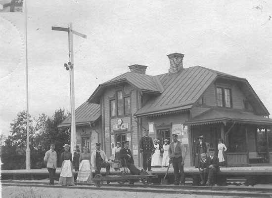 Töva station year 1904