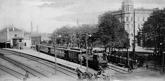 Lund station year 1907