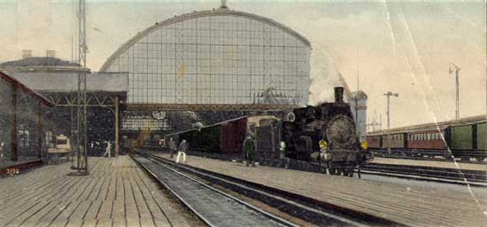 Malmö station year 1890