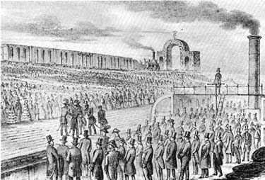Carl XV inviger sträckan Arboga - Örebro 1857