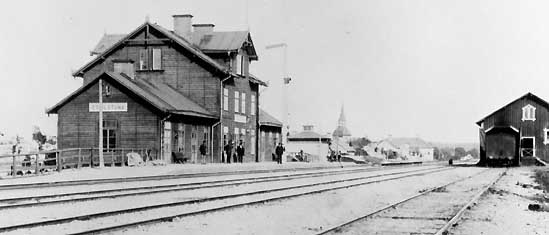 Eskilstuna station year 1880.