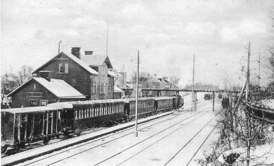 Oxelösund station year 1920