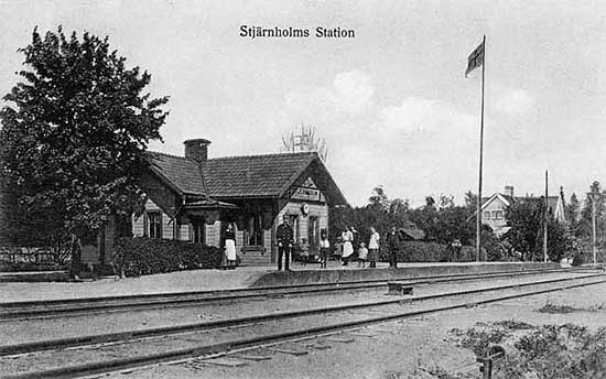 Stjärnholms station year 1900
