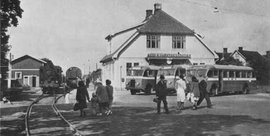 Tidaholms station 1948