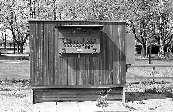 Ställverket i Örsundsbro 1976-05-18