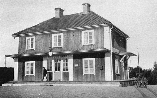 Örsundsbro station year 1925