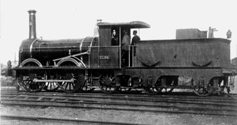 UGJ express engine class A. Year 1875. Foto: Rolf Sten