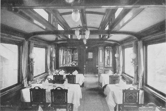Interior dining car UGJ No 5