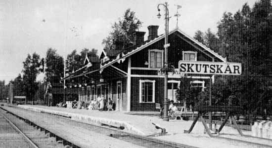 Skutskär station year 1930