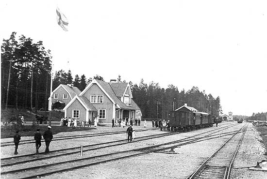Strömsberg station year 1918