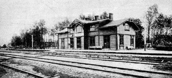 Håkantorp station year 1925