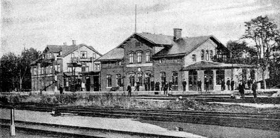 Öxnered station year 1925