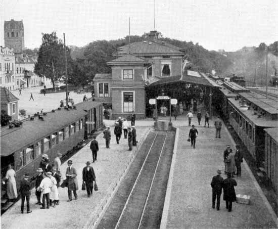 Växjö station year 1924
