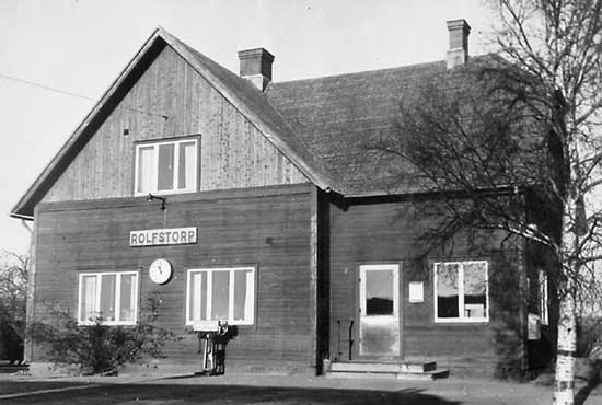 Rolfstorps station year 1950