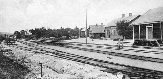 Ätran station year 1915
