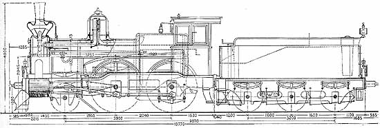 Ritning. Drawing C, Ca engines