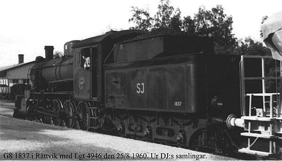 SJ G8 1837 i Rättvik
