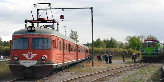 Railcar class X9 at Gävle year 2002