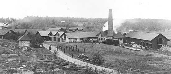 Kårberg nail factory year 1890