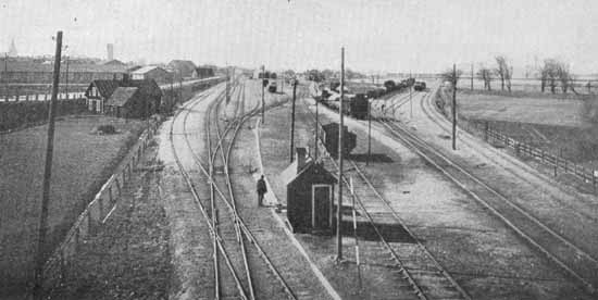 Kristianstad goods yard year 1924 