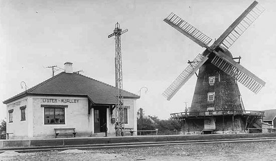 Lister-Mjällby station year 1924
