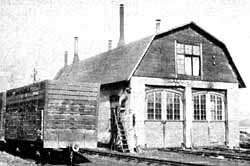 BLJ engine shed in Långshyttan